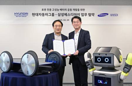 삼성SDI, 현대차·기아와 협력해 로봇 전용 배터리 개발… 인터배터리서 공동 마케팅 진행