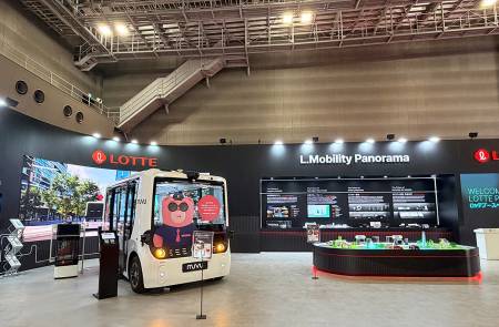 롯데이노베이트, ‘2025 재팬 모빌리티 쇼’서 자율주행·전기차 충전·메타버스 등 전시