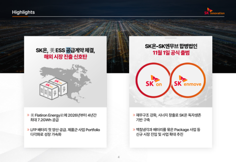  SK이노베이션 : ESS 중심 사업 전환 가속, 합병으로 재무 안정 확보… 배터리 수익성 개선 국면 진입