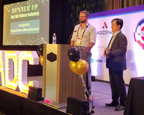 리가켐바이오, 월드ADC서 '유망 ADC 임상물질' 첫 최고상 수상